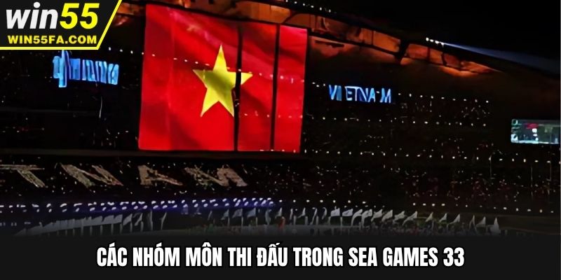 Các nhóm môn thi đấu trong SEA Games 33