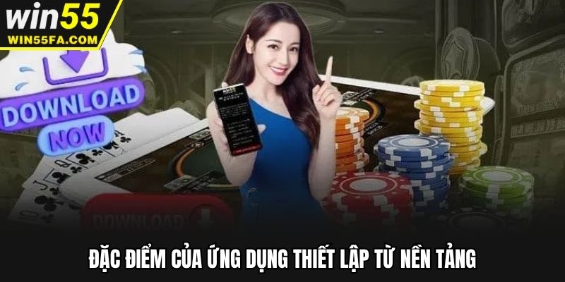 Đặc điểm của ứng dụng thiết lập từ nền tảng